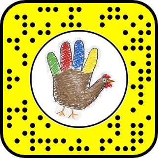 Scannable code to try the Hand Turkey filter