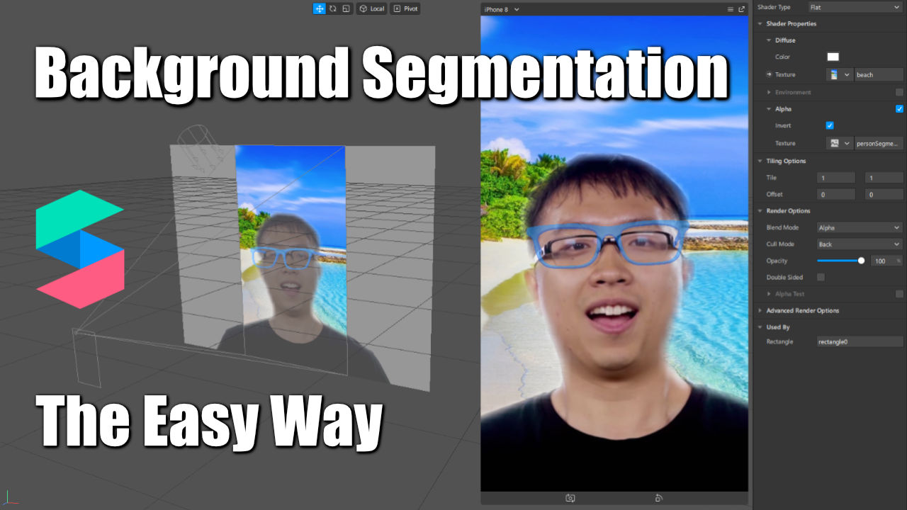 Background segmentation the easy way in Spark AR