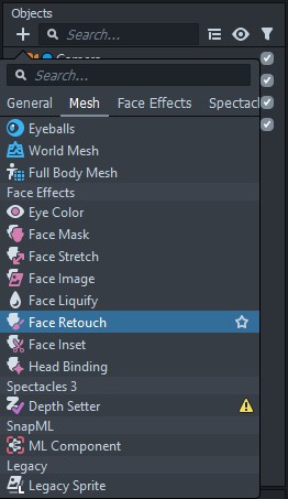 How to add face retouching in Lens Studio