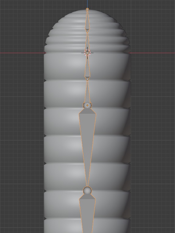 Rig and bone setup for chain physics inside of Blender