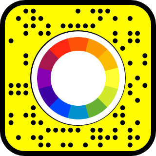 Snapcode for lens that samples colors with the Procedural Texture Provider