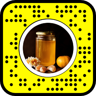 Snapcode for example lens with a color correction