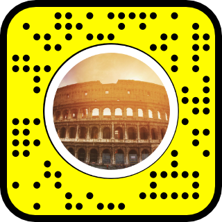 Snapcode for example virtual background lens