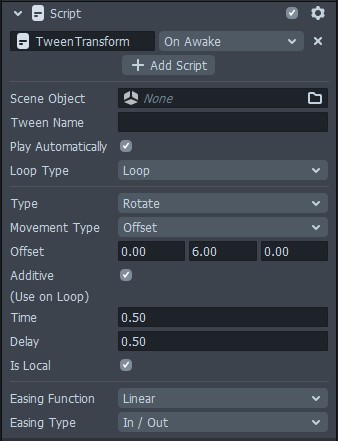 Getting continuous, stepped rotation with the tween script in Lens Studio